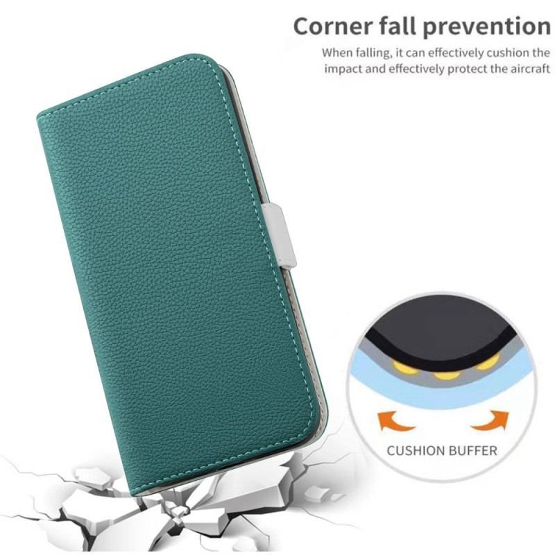 Flip Cover Samsung Galaxy S23 5G Imiteret Læder Slik