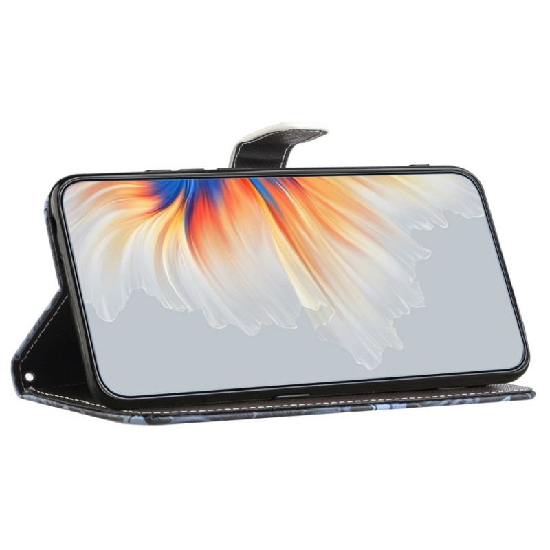 Flip Cover Samsung Galaxy S23 5G Med Snor Thong Kat