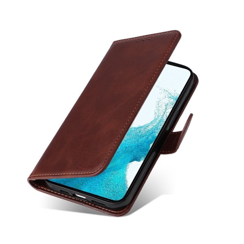 Flip Cover Samsung Galaxy S23 Plus 5G Med Snor Almindelig Med Rem