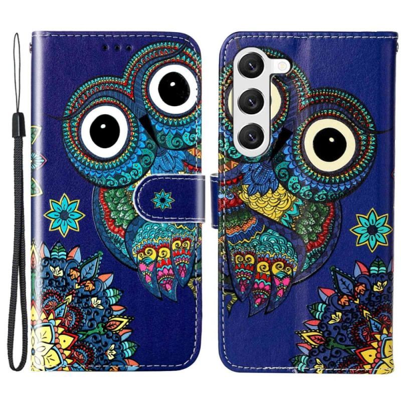 Flip Cover Samsung Galaxy S23 Plus 5G Med Snor Stringugle