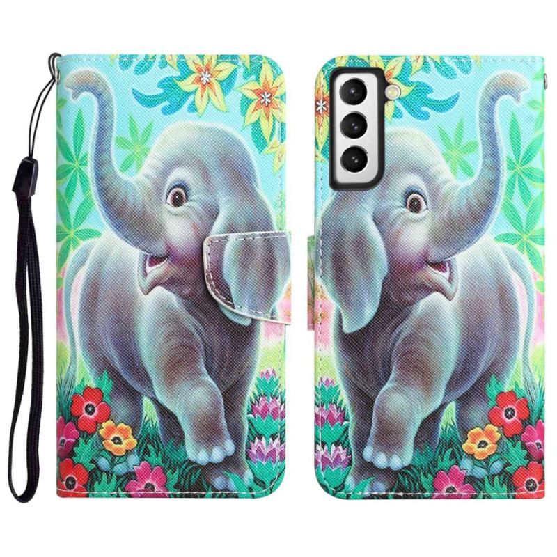 Flip Cover Samsung Galaxy S23 Plus 5G Med Snor Thong Elefant