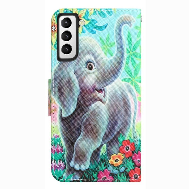 Flip Cover Samsung Galaxy S23 Plus 5G Med Snor Thong Elefant