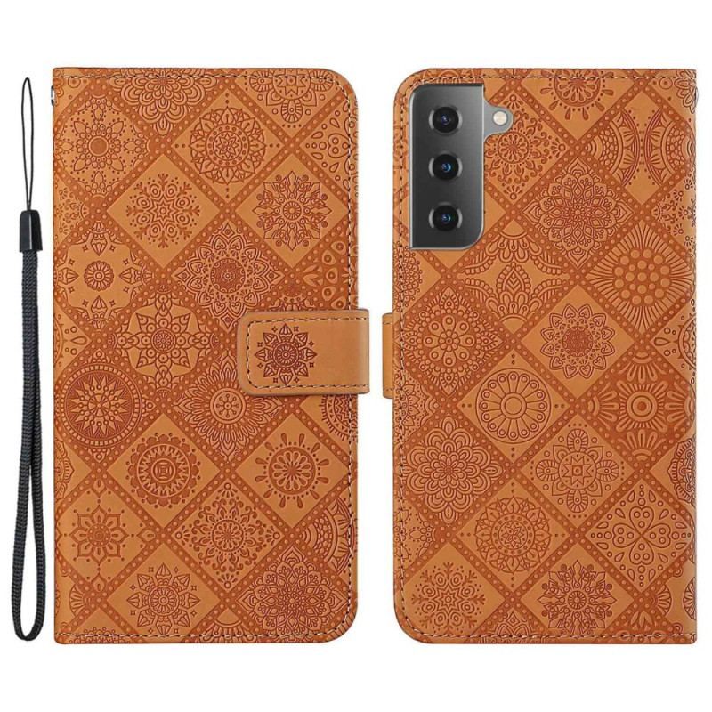 Flip Cover Samsung Galaxy S23 Plus 5G Tapestry Mønster