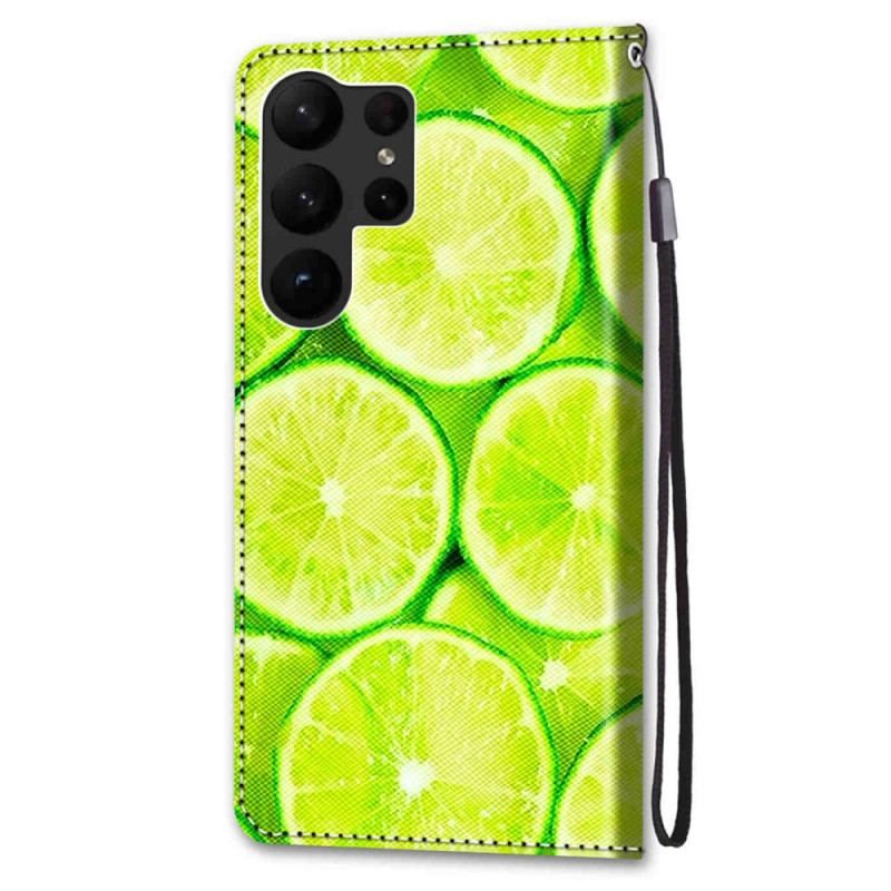 Flip Cover Samsung Galaxy S23 Ultra 5G Limefrugter