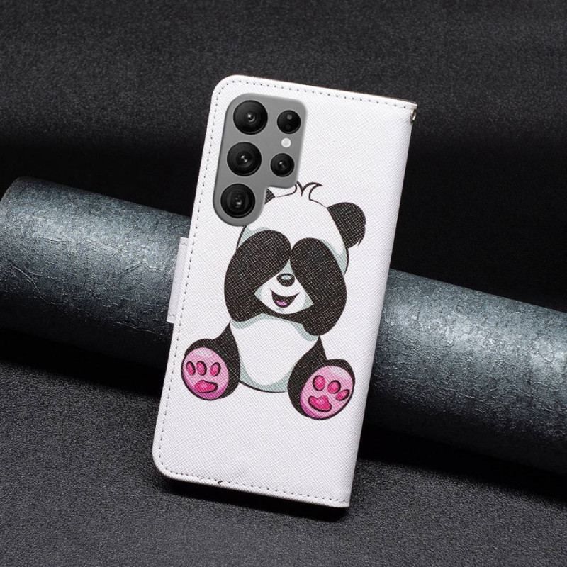 Flip Cover Samsung Galaxy S23 Ultra 5G Panda