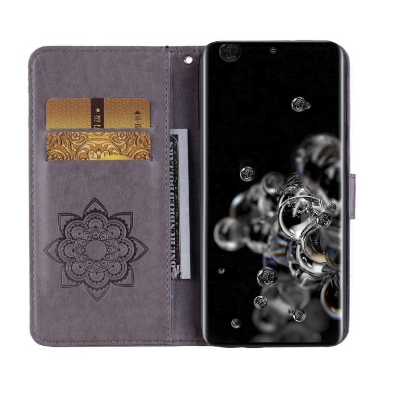 Flip Cover Samsung Galaxy S23 Ultra 5G Ugle Mandala Og Charm