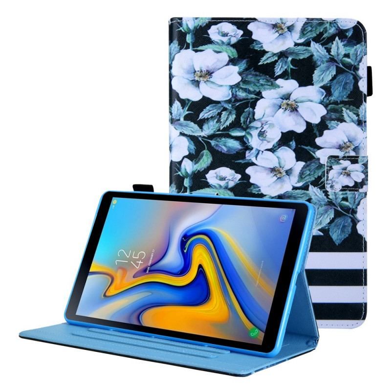 Flip Cover Samsung Galaxy Tab A8 (2021) Blomster Design