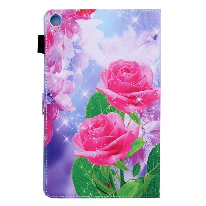 Flip Cover Samsung Galaxy Tab A8 (2021) Drømmeblomster