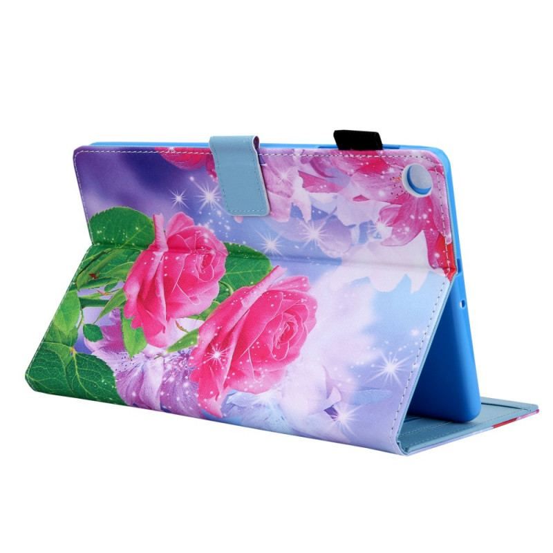 Flip Cover Samsung Galaxy Tab A8 (2021) Drømmeblomster