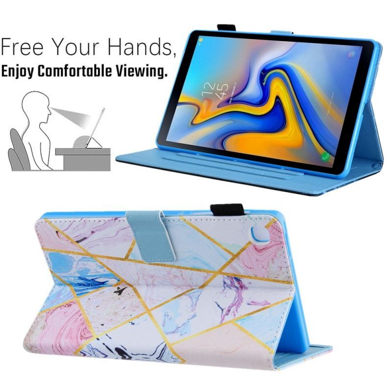 Flip Cover Samsung Galaxy Tab A8 (2021) Marmor Indflydelse