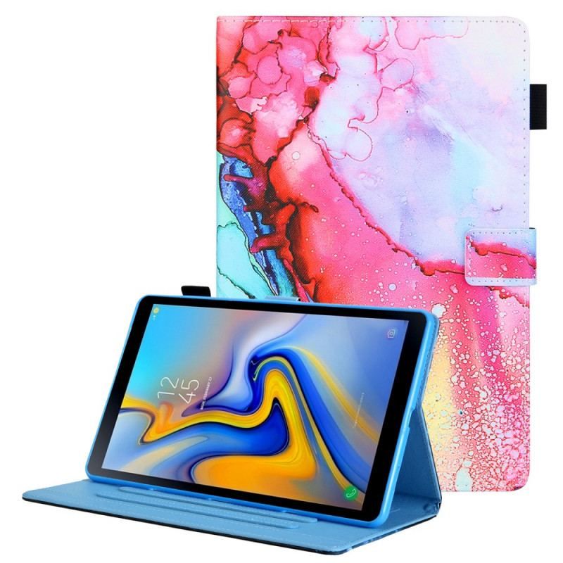 Flip Cover Samsung Galaxy Tab A8 (2021) Marmor Stil