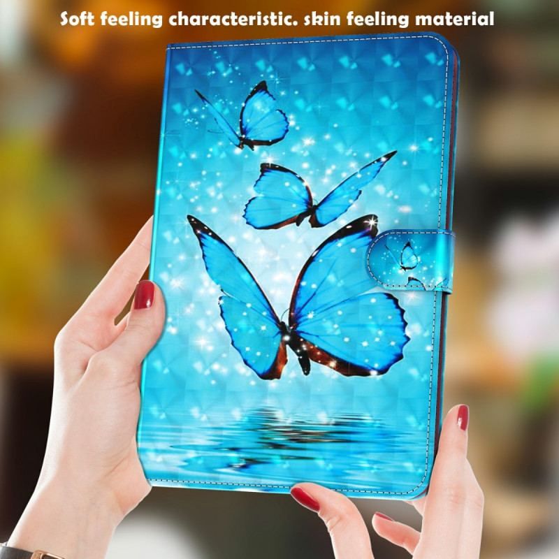 Flip Cover Samsung Galaxy Tab A8 (2021) Sommerfugle