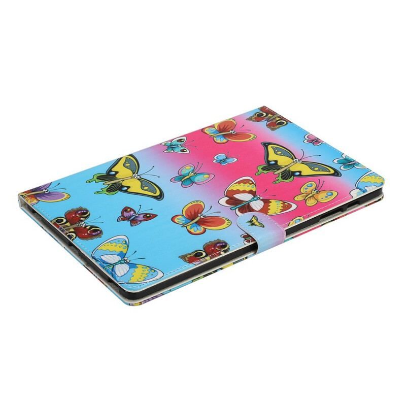 Flip Cover Samsung Galaxy Tab S8 Plus / Tab S7 Plus Sommerfugle