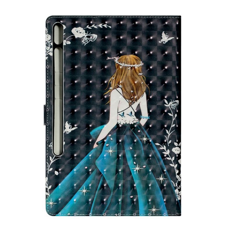 Flip Cover Samsung Galaxy Tab S8 Plus / Tab S7 Plus Ung Dame