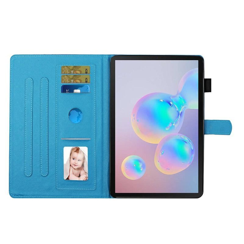 Flip Cover Samsung Galaxy Tab S8 / Tab S7 Blomstrende Grene