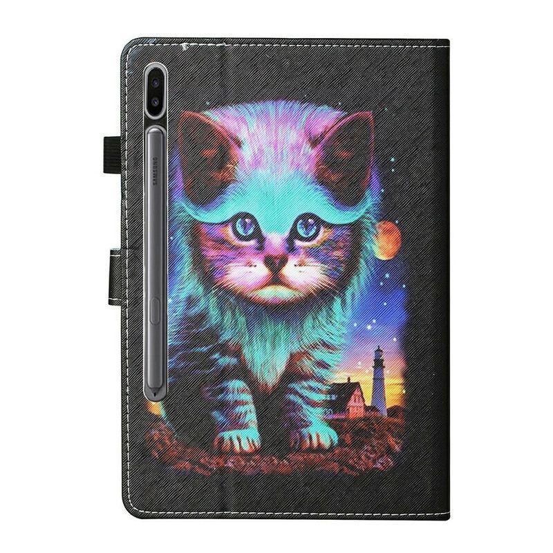 Flip Cover Samsung Galaxy Tab S8 / Tab S7 Elektrisk Kat