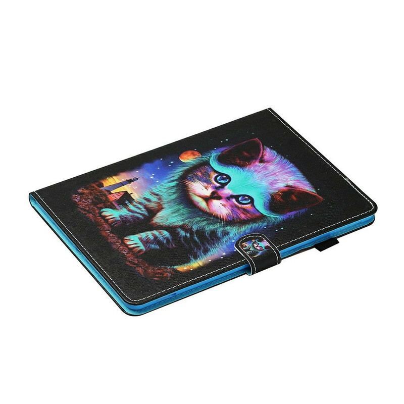 Flip Cover Samsung Galaxy Tab S8 / Tab S7 Elektrisk Kat