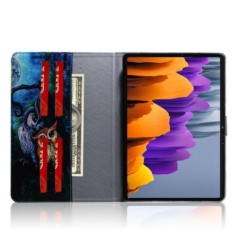 Flip Cover Samsung Galaxy Tab S8 / Tab S7 Maler Ugler