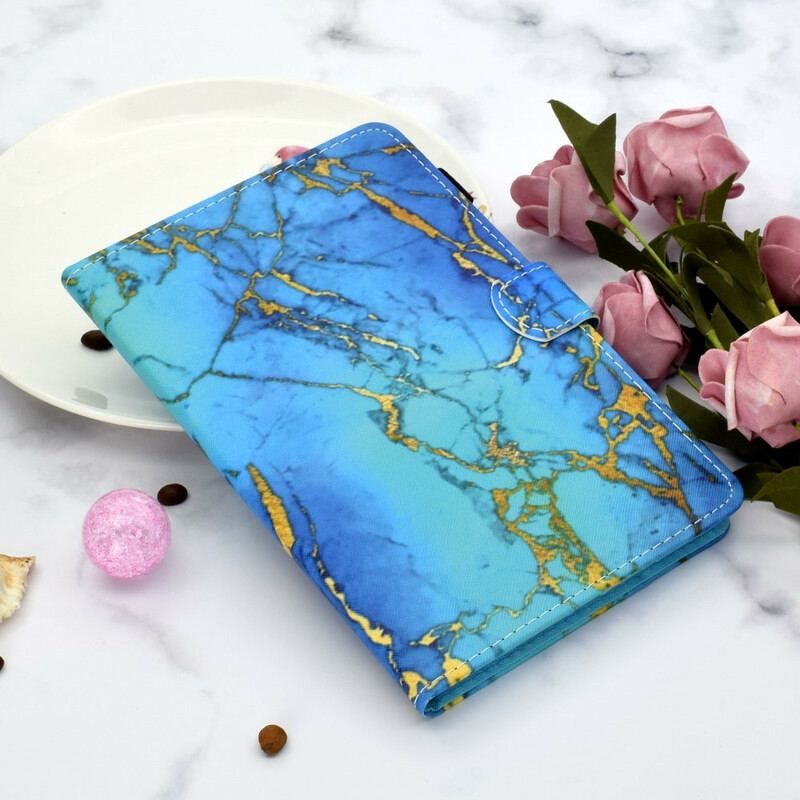 Flip Cover Samsung Galaxy Tab S8 / Tab S7 Marmor Stil