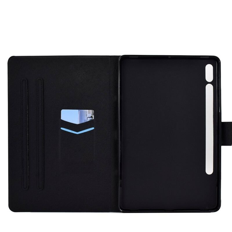 Flip Cover Samsung Galaxy Tab S8 / Tab S7 Sjove Ugler