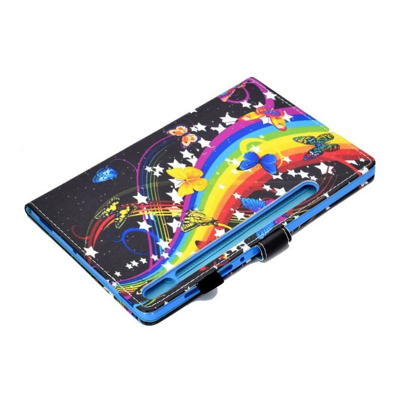 Flip Cover Samsung Galaxy Tab S8 / Tab S7 Sommerfugle Sommerfugle