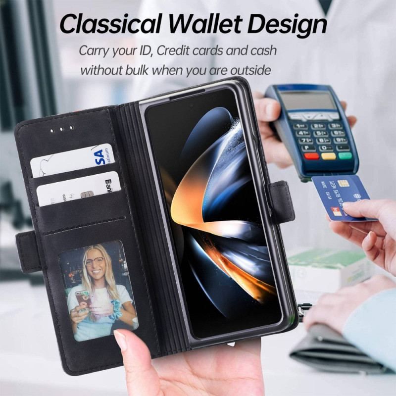 Flip Cover Samsung Galaxy Z Fold 4 Casedance Serie Waltz 001