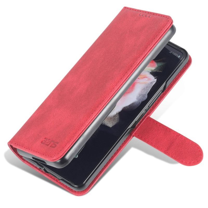 Flip Cover Samsung Galaxy Z Fold 4 Punge Etui Azns Stitching Wallet