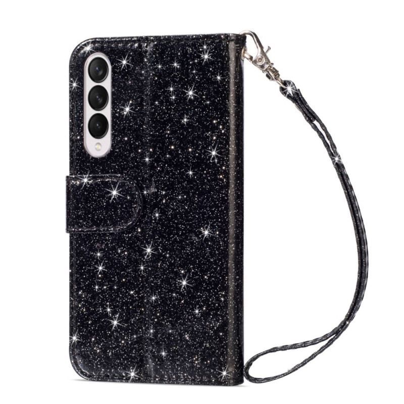 Flip Cover Samsung Galaxy Z Fold 4 Stars Lanyard