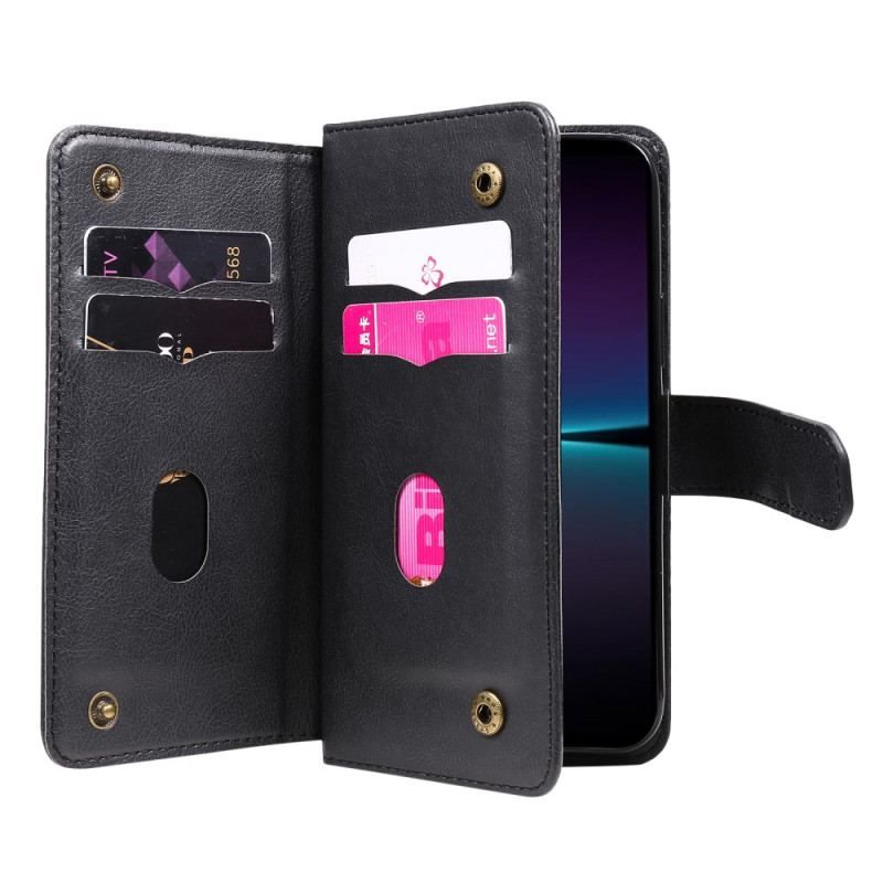 Flip Cover Sony Xperia 1 IV 10 Kortholdere