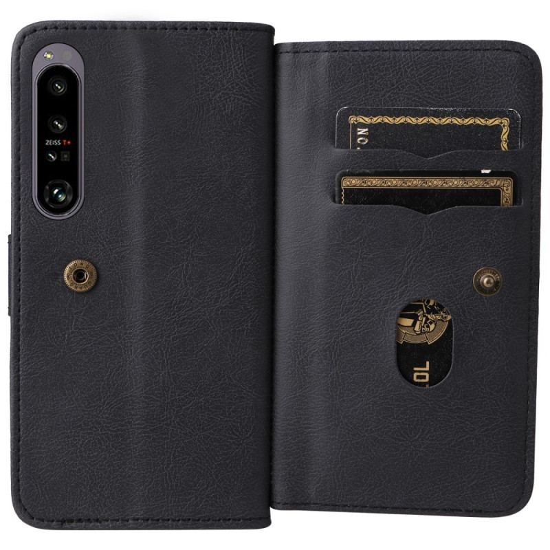 Flip Cover Sony Xperia 1 IV 10 Kortholdere