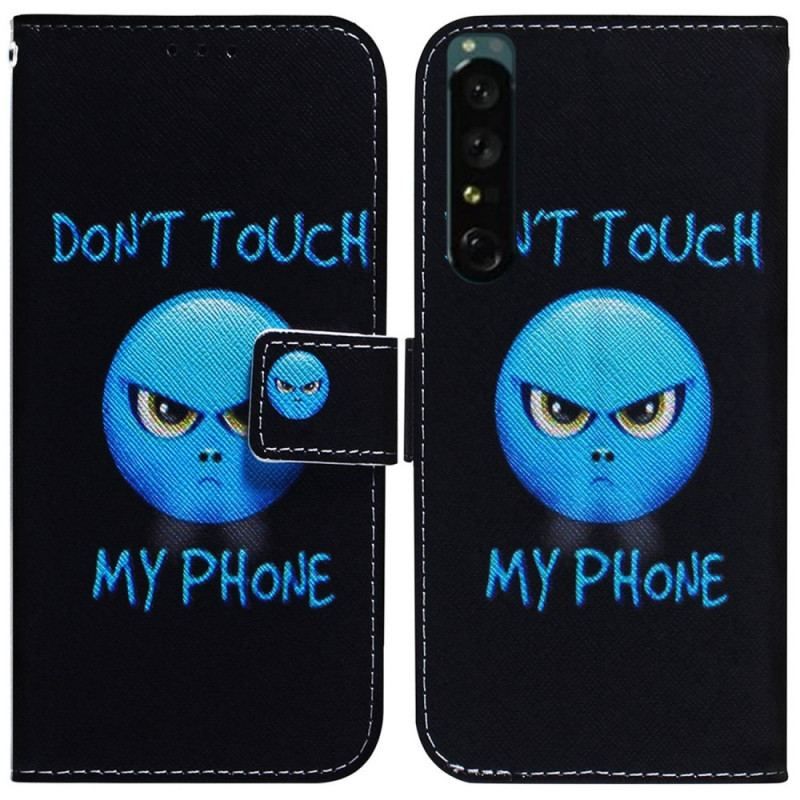 Flip Cover Sony Xperia 1 IV Emoji Telefon