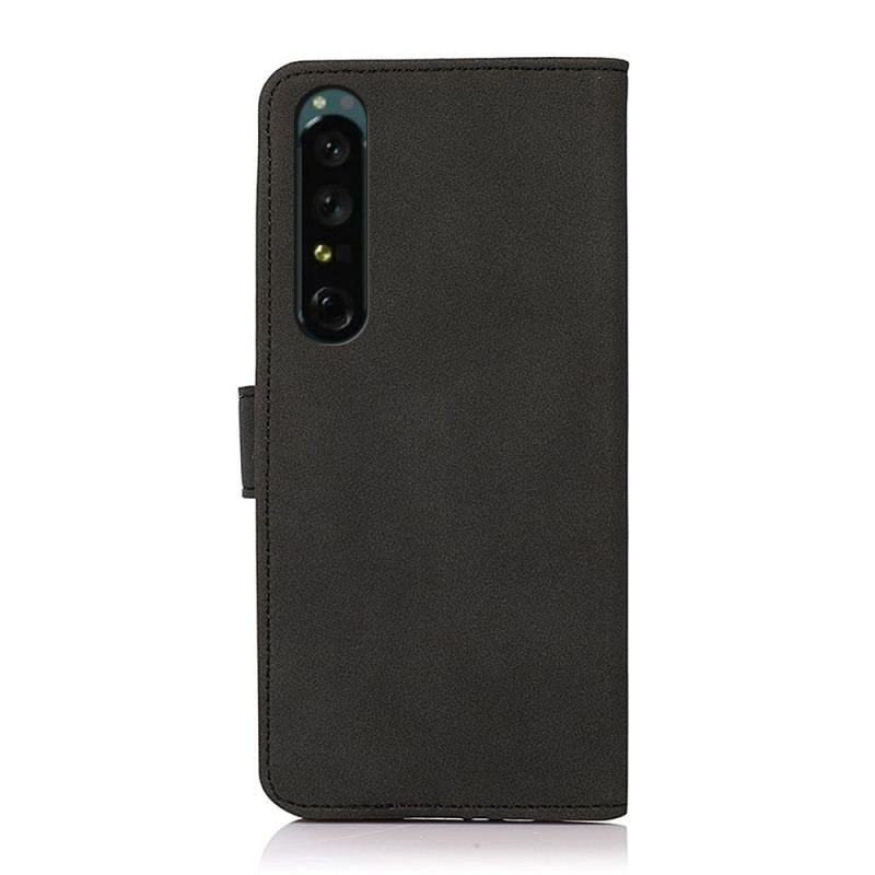 Flip Cover Sony Xperia 1 IV Khazneh Klassisk Stil