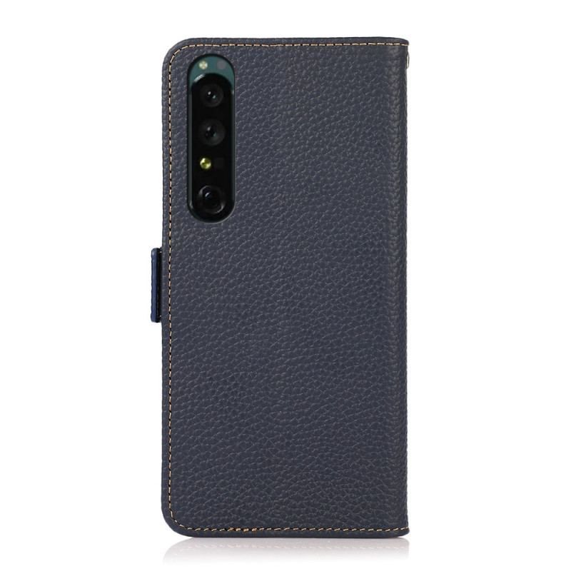 Flip Cover Sony Xperia 1 IV Litchi Læder Khazneh Rfid