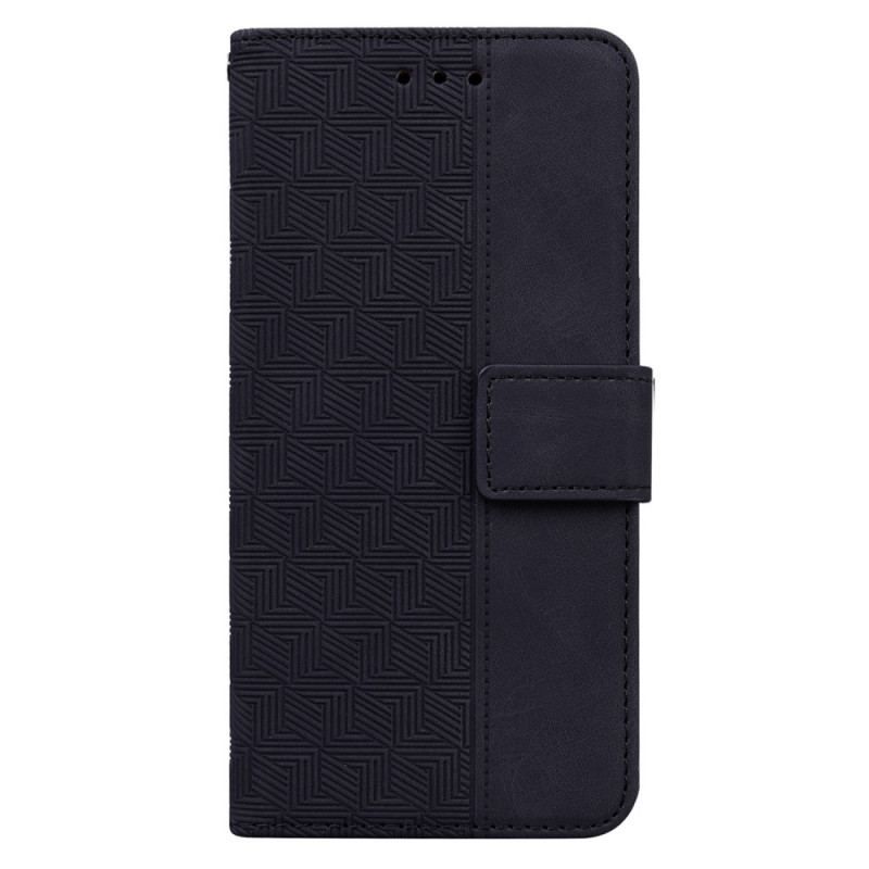 Flip Cover Sony Xperia 1 IV Med Snor Strappy Mønster