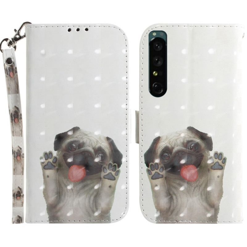 Flip Cover Sony Xperia 1 IV Med Snor Thong Hund