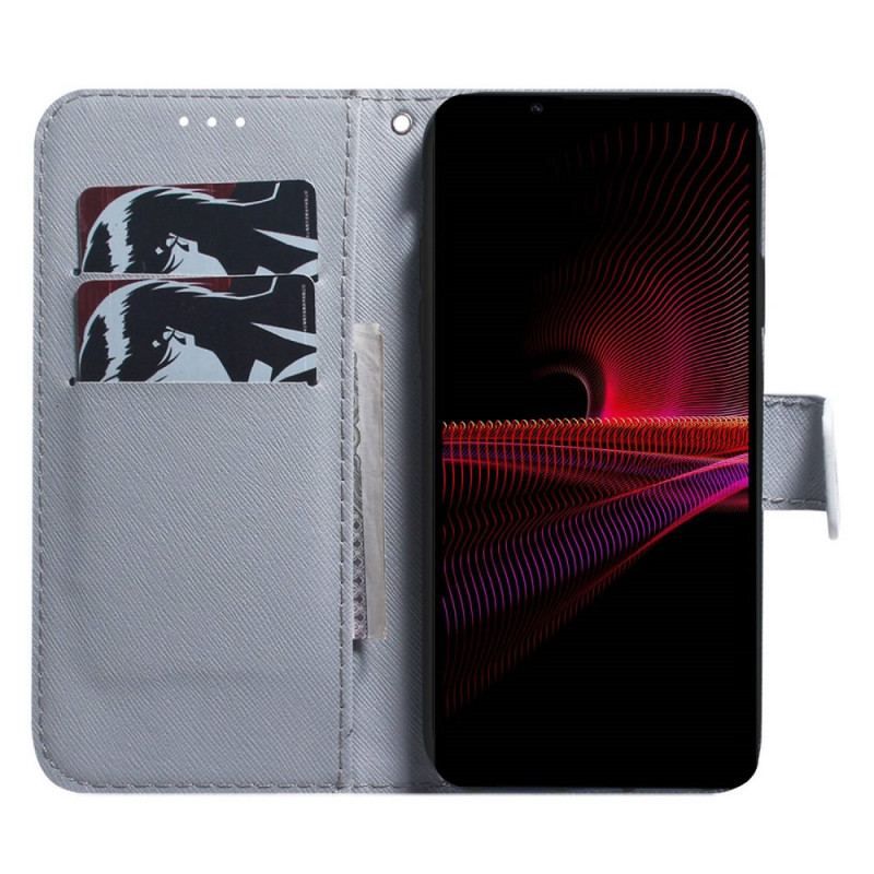 Flip Cover Sony Xperia 1 IV Med Snor Thong Hund