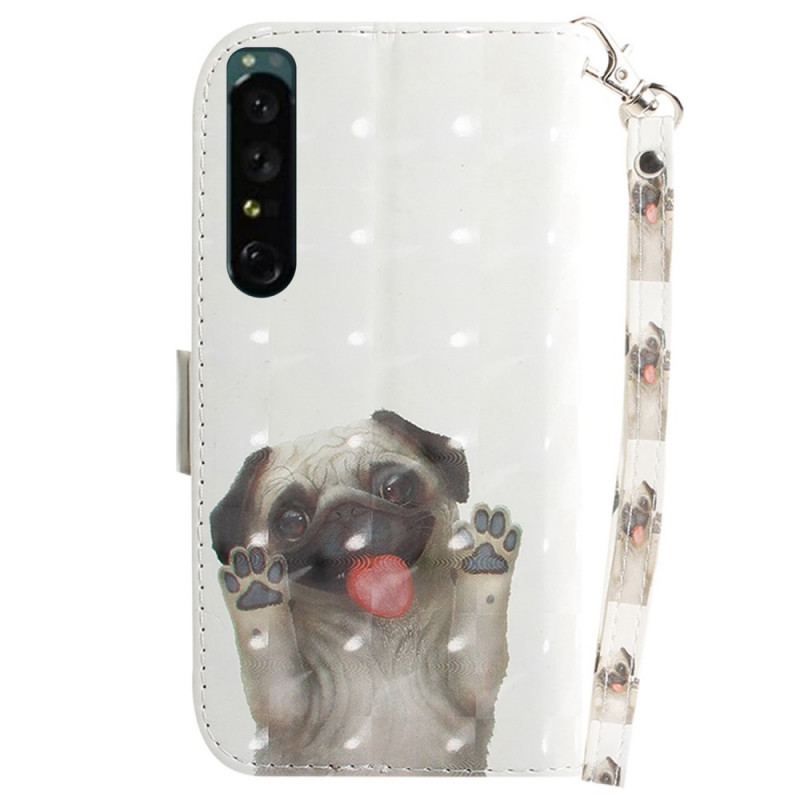 Flip Cover Sony Xperia 1 IV Med Snor Thong Hund