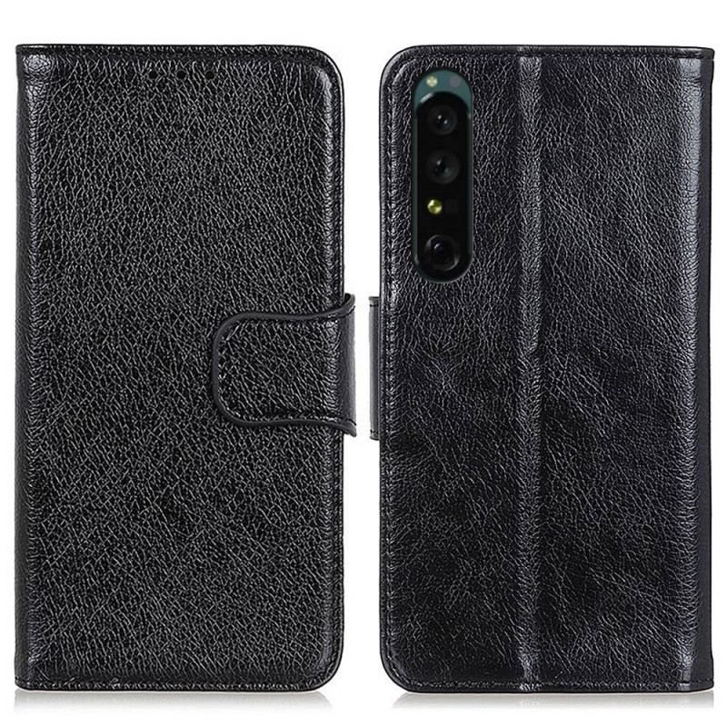 Flip Cover Sony Xperia 1 IV Split Nappa Læder