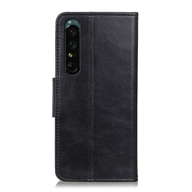 Flip Cover Sony Xperia 1 IV Stil Læderlås Vendbar