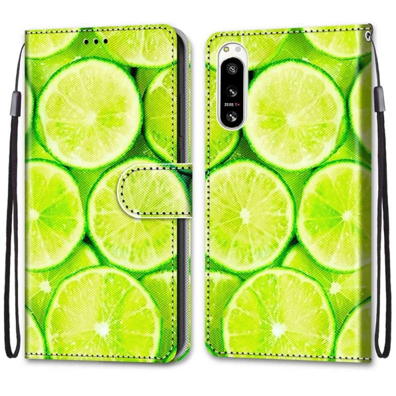 Flip Cover Sony Xperia 5 IV Limefrugter