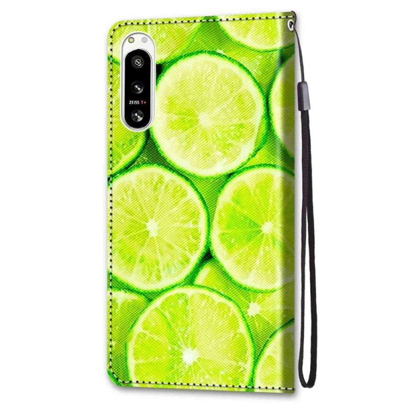 Flip Cover Sony Xperia 5 IV Limefrugter