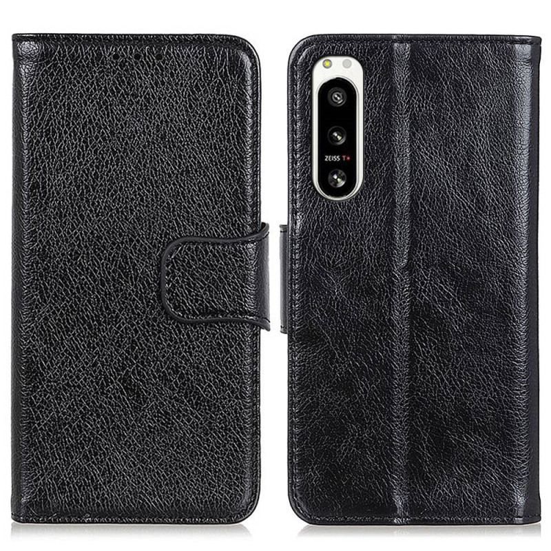 Flip Cover Sony Xperia 5 IV Nappa Split Læder