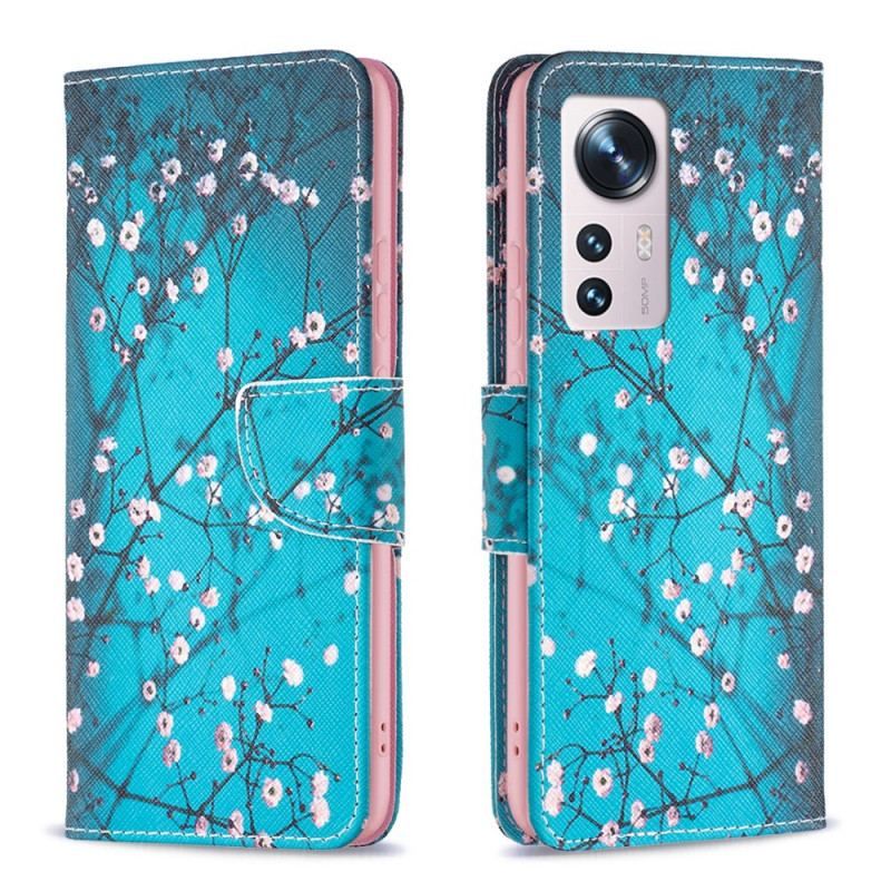 Flip Cover Xiaomi 12 / 12X Blomstrende Træ