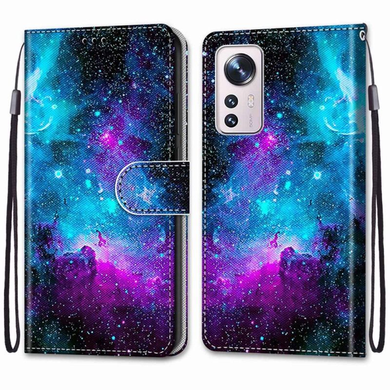 Flip Cover Xiaomi 12 / 12X Kosmisk Himmel