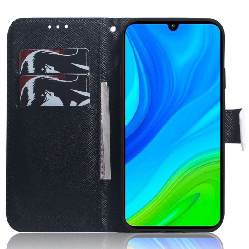 Flip Cover Xiaomi 12 / 12X Med Snor Vred Panda Med Snor