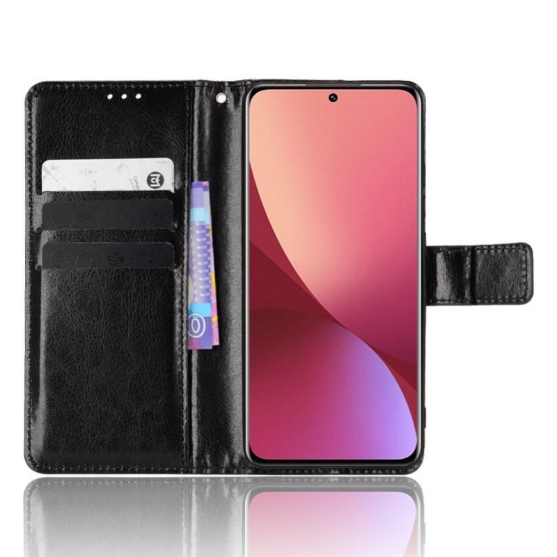 Flip Cover Xiaomi 12 / 12X Prangende Kunstlæder