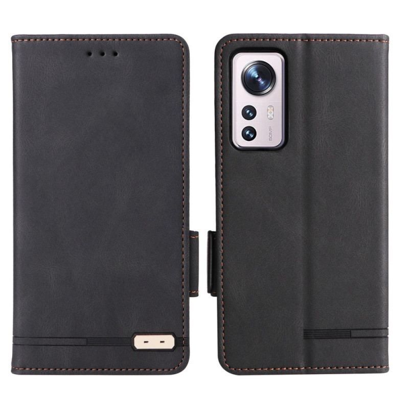 Flip Cover Xiaomi 12 / 12X Retro Stil