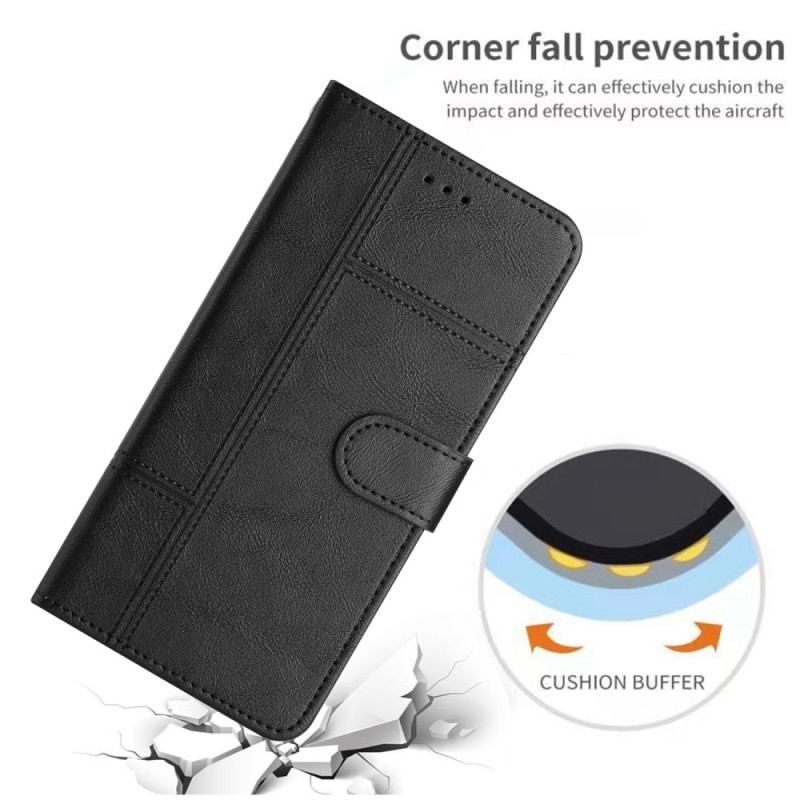 Flip Cover Xiaomi 12 Lite Med Snor Strappy Business Style