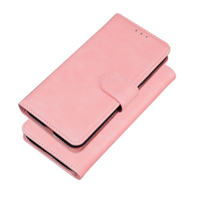 Flip Cover Xiaomi 12 Pro Almindeligt Læder