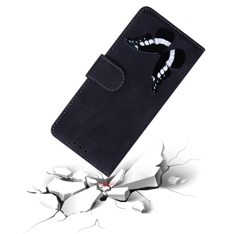 Flip Cover Xiaomi 12 Pro Skin-touch Butterfly